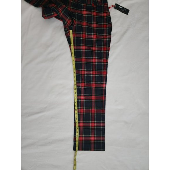 Tommy Hilfiger THELEX Tailored To Move Tribeca Plaid Skinny Pants 30WX30L NWT - Picture 12 of 13